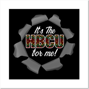 It's The HBCU For Me African Pattern Posters and Art